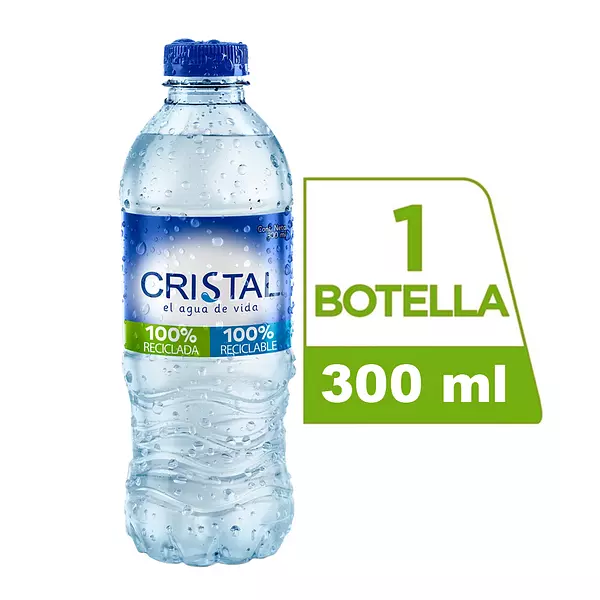 La Vaquita - Agua Cristal Sin Gas Pet x 300ml x 12 Unidades