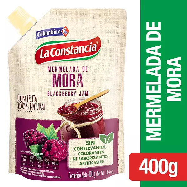 Mermelada Constansia X400 Mora