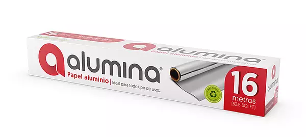 Papel de Aluminio Alumina x 16m