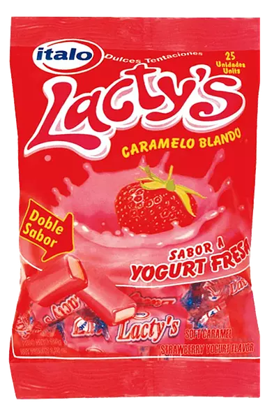 Dulces Lactys X105gr Fresa