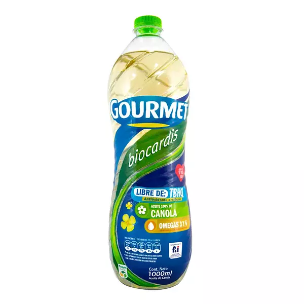 Aceite Gourmet Canola 1000ml