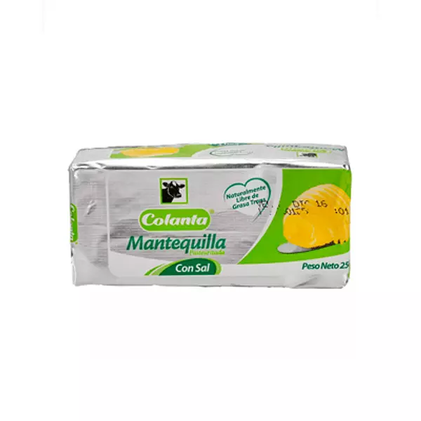 Mantequilla Colanta C/Sal 250g