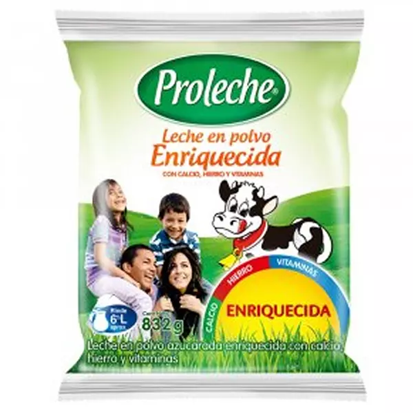 Leche Polvo Proleche Hierro X832 Gr