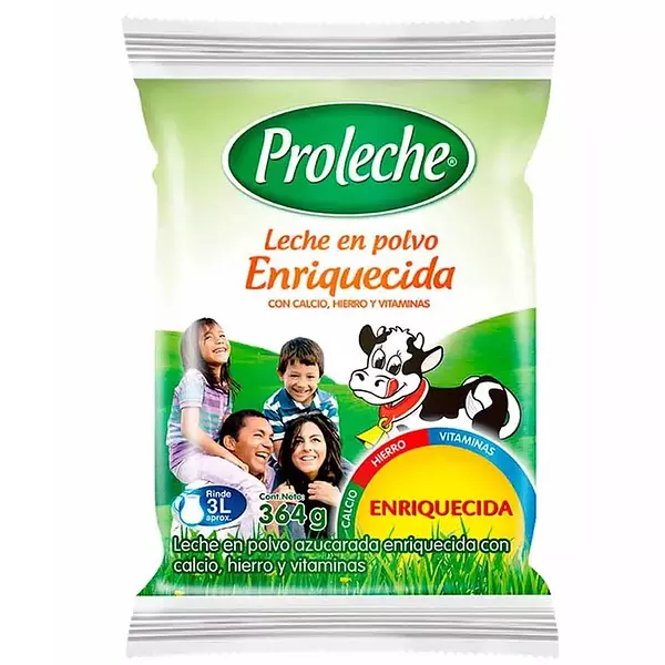 Leche Polvo Proleche Hierro X364 Gr