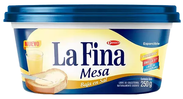 Margarina Fina Mesa 250g Baja Sal