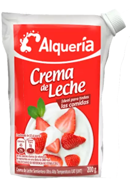 Crema de Leche Lv Alqueria X200 Ml