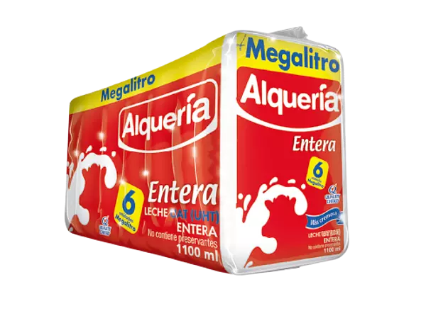 Leche Entera Sixpack X1100ml Alq