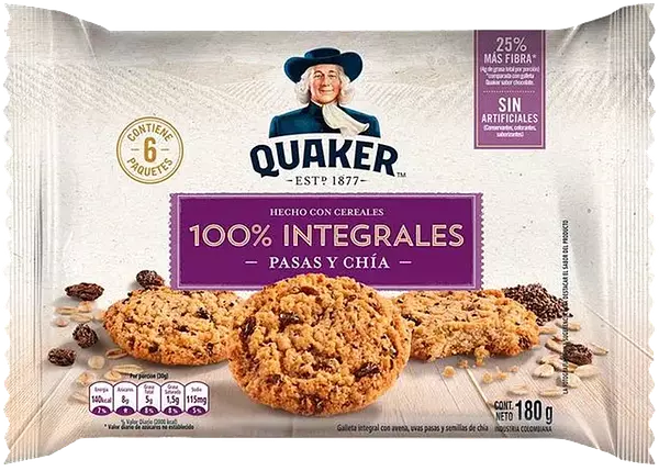 Gta Quaker Pasas Chia X6x 180gr