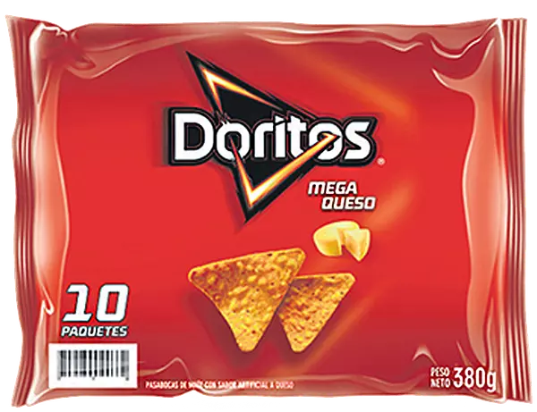 Doritos Megaqueso x 10undsx 340gr