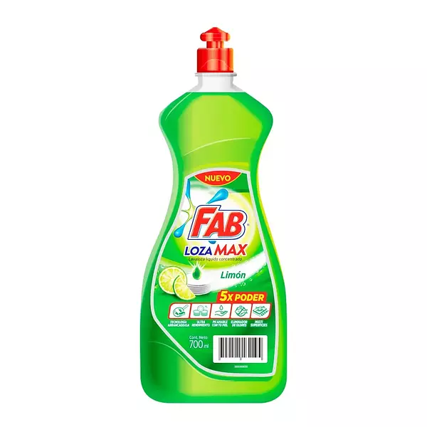 Lozamax Fab Liq Bt Limon 700ml