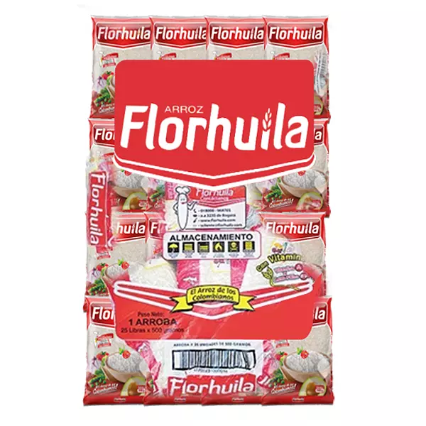 Arroz Florhuila Granel Arroba 12.5