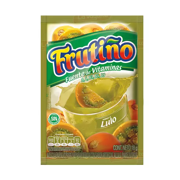 Frutiño Lulo Rinde 2 Litros X18g