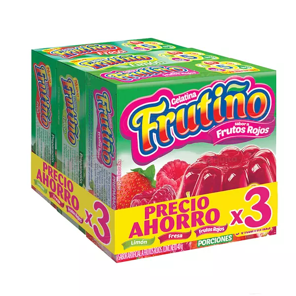 Gelatina Frutiño X3 Lim-Fre-Fru