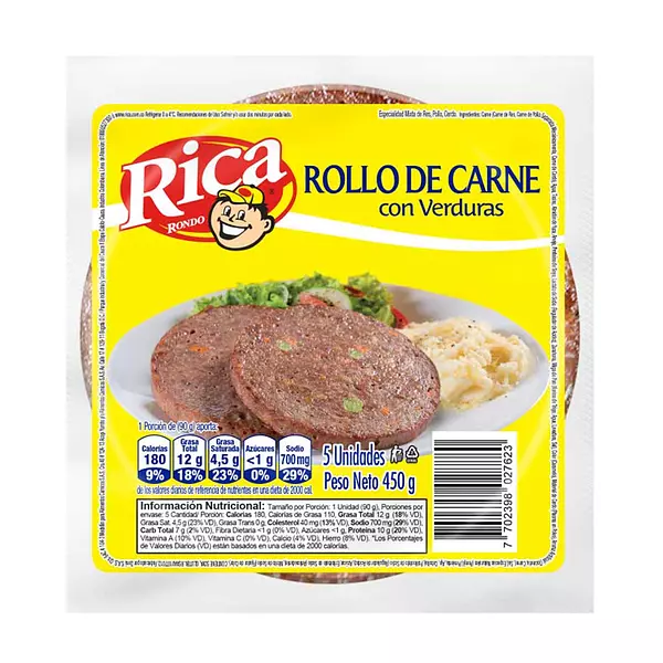 Rollo Carne Rica X450gr