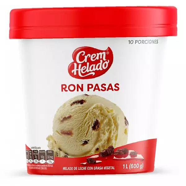 Vaso 1lt Trad Ron Pasas X600gr