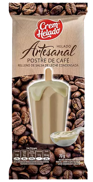 Helado Artesanal Cafe X70gr