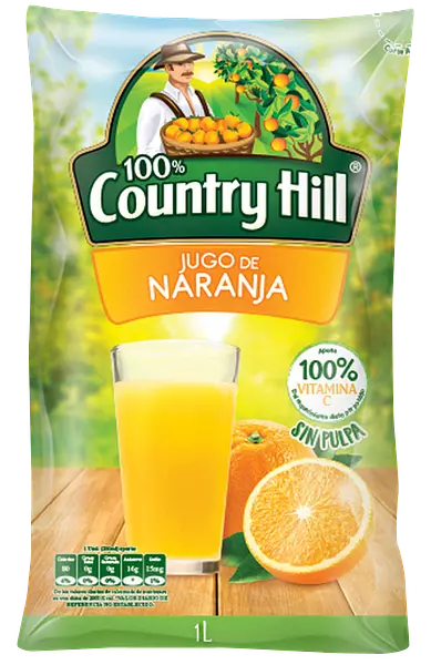 Jugo Country Hill Nara Sin Pulpa X1lt