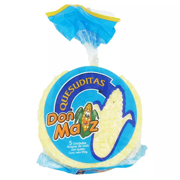 Arepa Don Maiz Quesudita Paq 350g Don