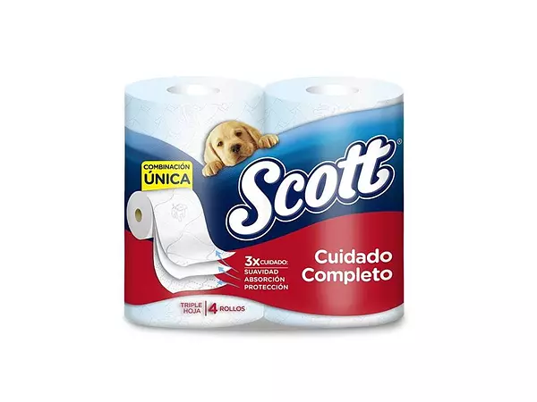 Papel Scott Trio X4 X36 Mts Pespe