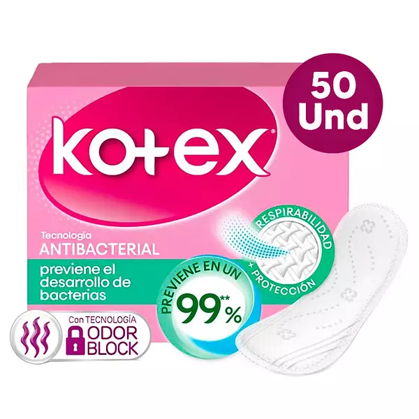 Prot Dia Kotex 12x50 Antibacterial