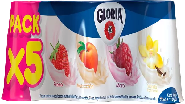 Yogurt Gloria Vs 150gr Surt 4 x 5