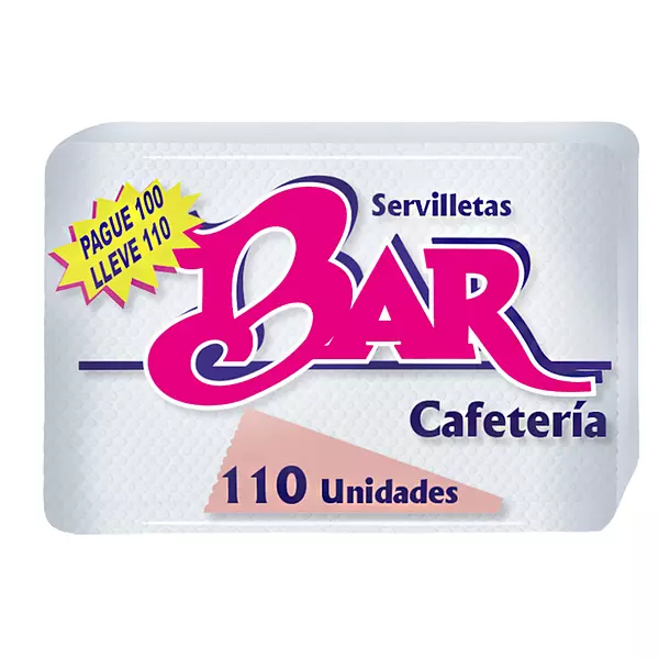 Servilleta Bar Super Blanco X100