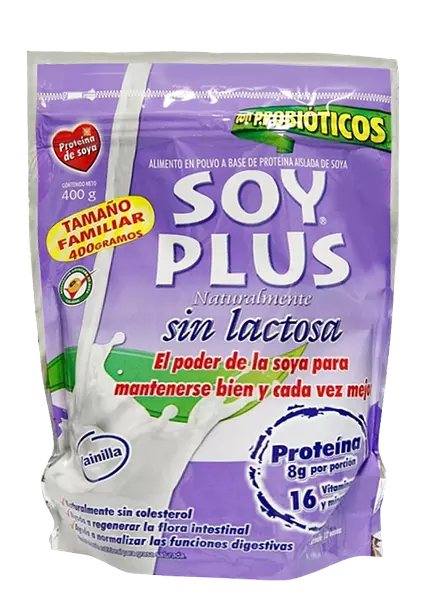 Soy Plus Sin Lactosa Vainilla X400