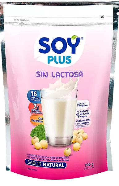 Soy Plus Sin Lactosa Natural X200