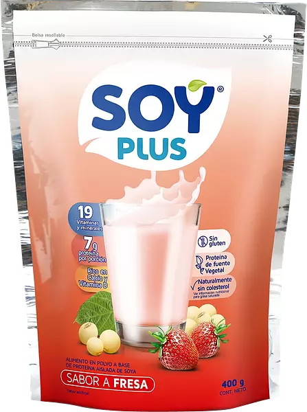 Soy Plus Fresa X200gr