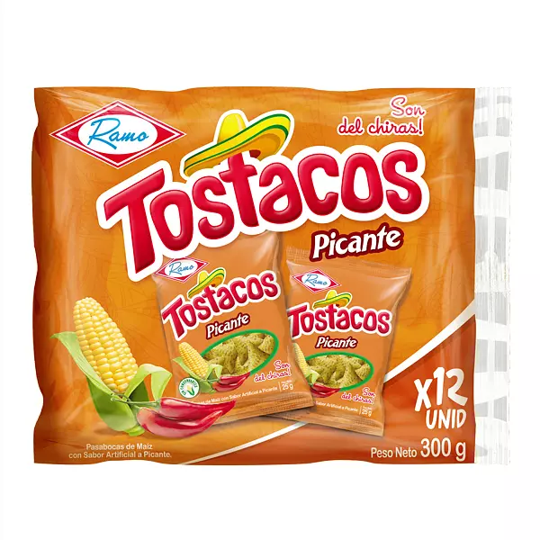 Pasabocas Tostaco Picante X10