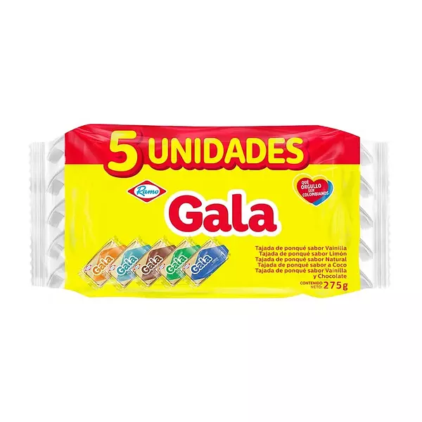 Ponque Gala Tjx 5 -275gr