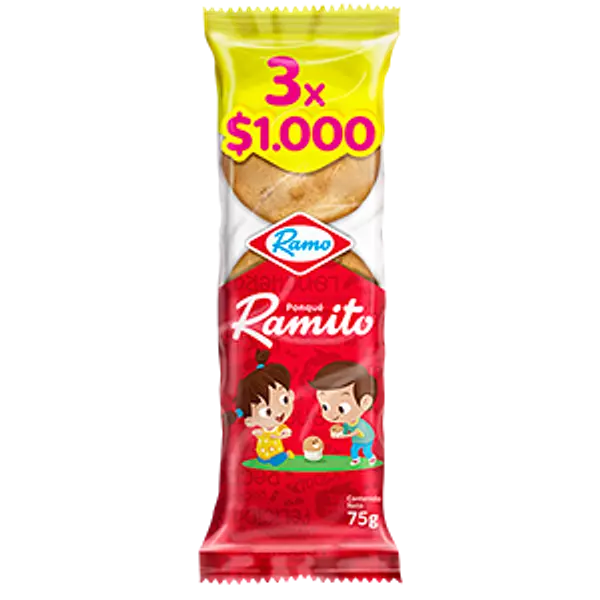 Ponque Ramito X3 X75gr