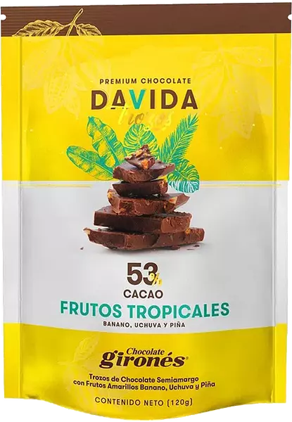 Trozos Dadiva 53% Frut Tropicales 120gr