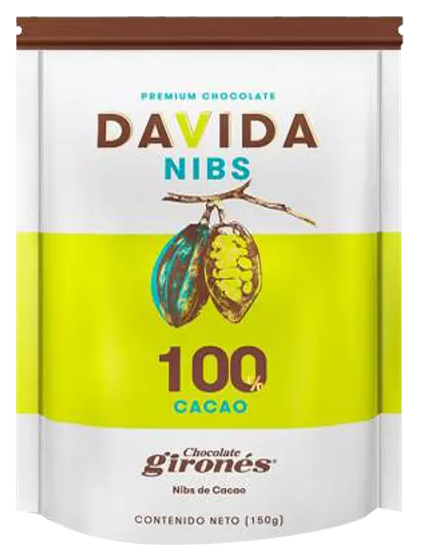 Chocolatina Davida Nibs 150gr