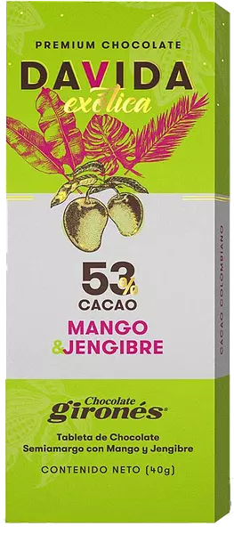 Chocolt Davida 53% Mango Jeng 60gr