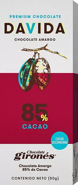 Chocolt Davida 85% 40gr