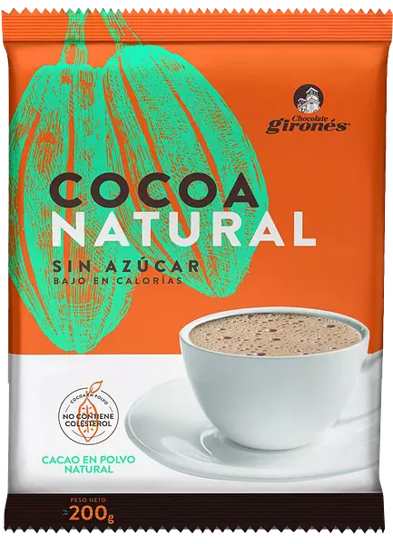 Cocoa Girones Natural S/A X200gr