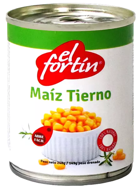 Maiz Tierno El Fortin X248 Gr