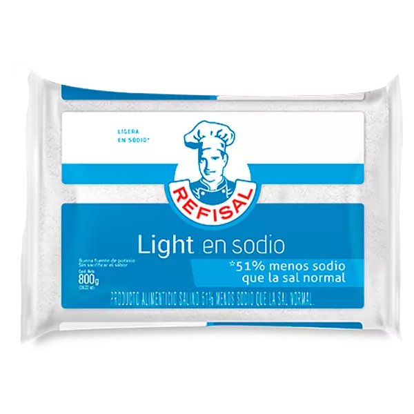 Sal Refisal Light Bolsa X800gr