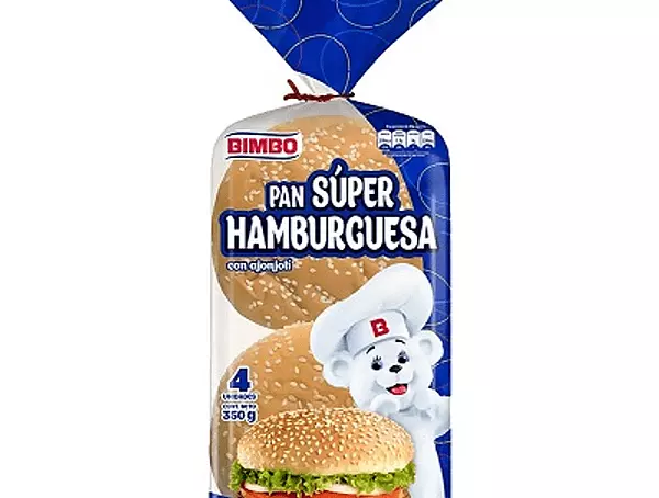 Pan Super Hamburguesa Bimbo Ajonjoli