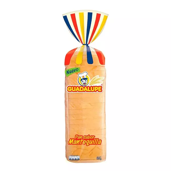 Pan Mantequilla Extralargo x 550 Guadal