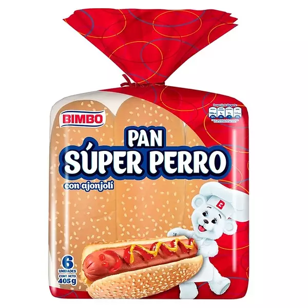 Pan Bimbo Super Perro X6 Uds