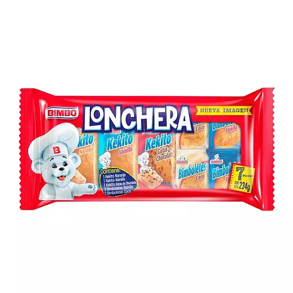 Lonchera Bimbo X7p 234 Gr