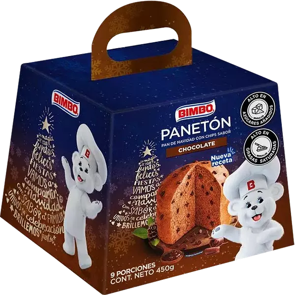 Paneton Chips Choc Bimbo 1p X450gr