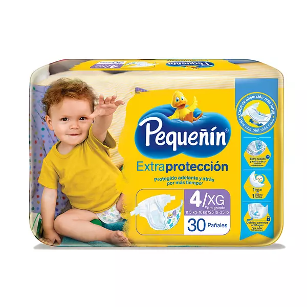 Pañal Pequeñin Ext Et4 X30