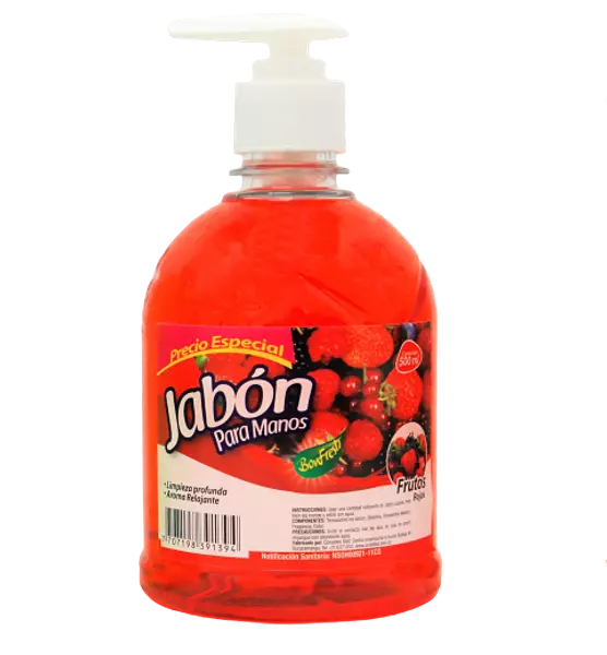 Jabon de Manos Fr Rojos*500ml Bonfresh