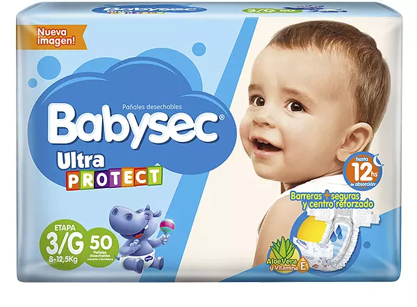 Pañales Babysec Etapa 3/G 50 Unidades