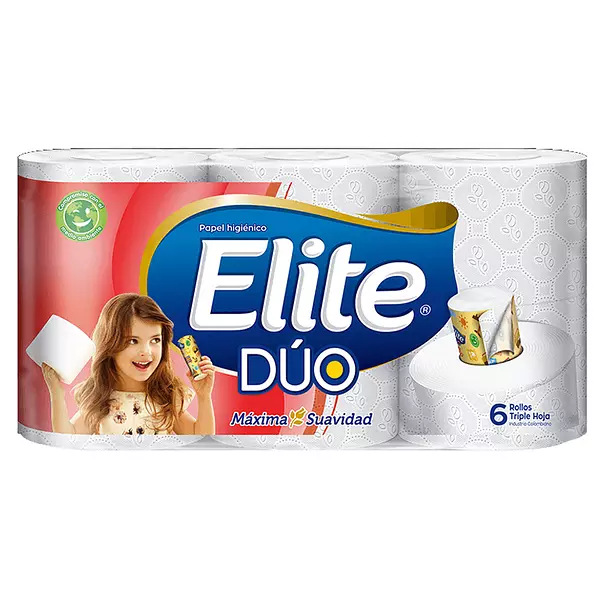 Papel H Elite Duo 6rollos