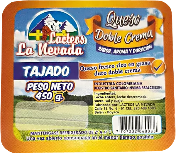 Queso Nevada Crema Tj X450gr