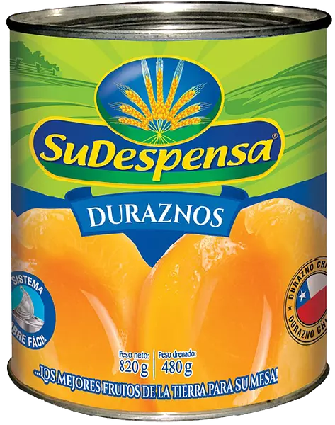 Durazno Su Despensa 820gr